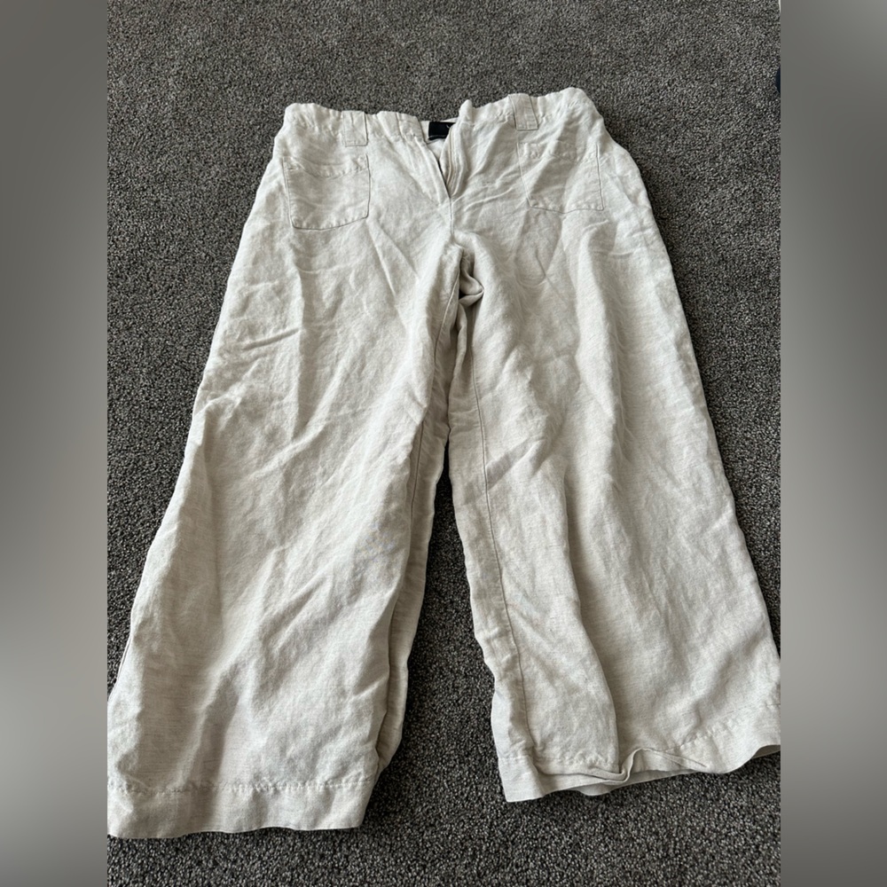 Beige Woman Dress Pants